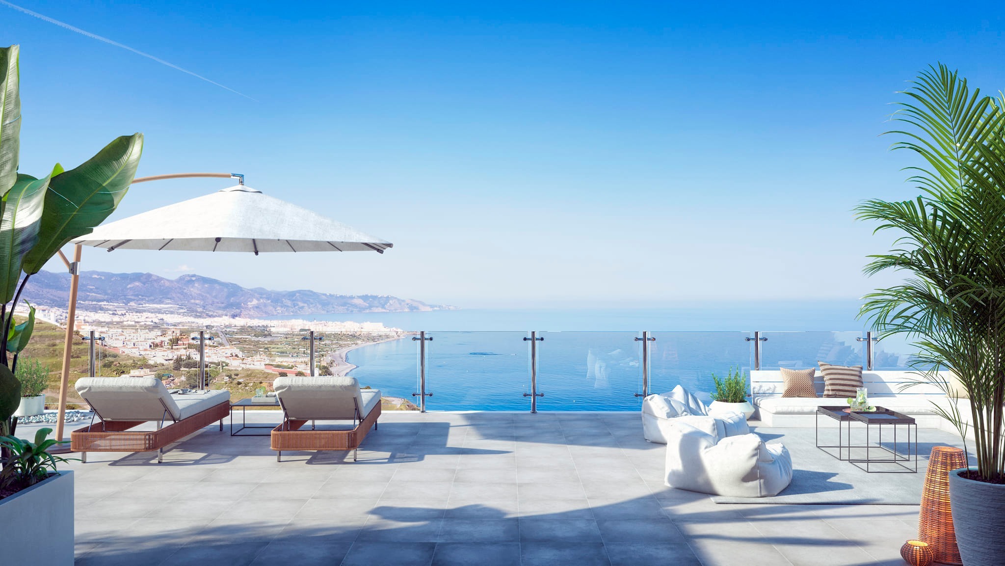 Apartmán ve Španělsku s výhledem na moře – Costa del Sol
