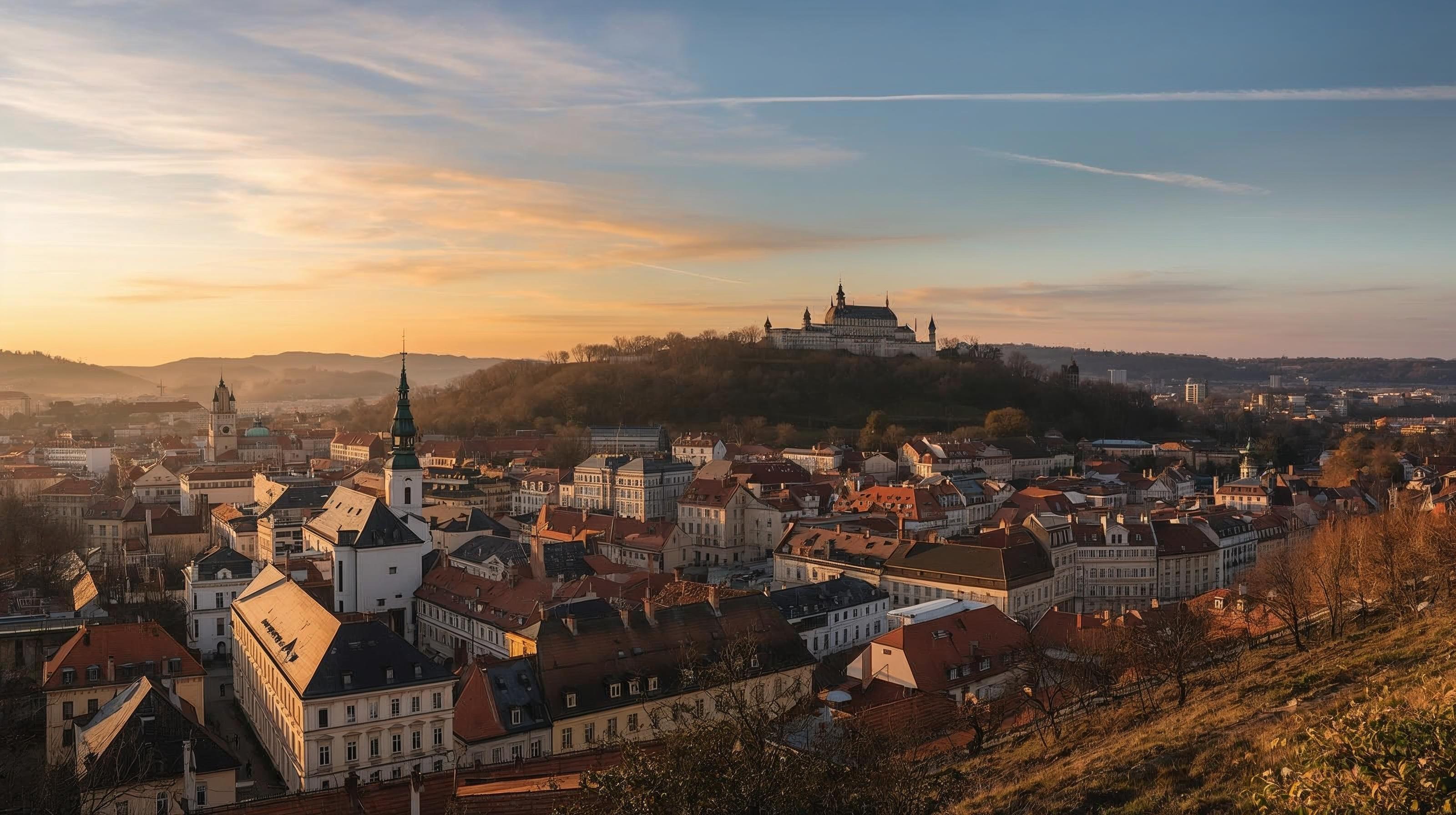 panorama města
