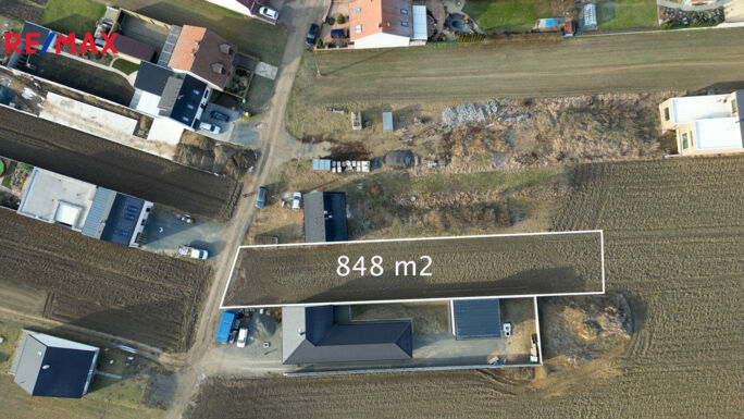 Prodej pozemku pro bydlení, 848 m2, Blučina - obrázek 3