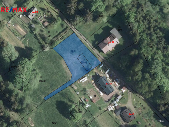 Prodej pozemku pro bydlení, 902 m2, Radvanice