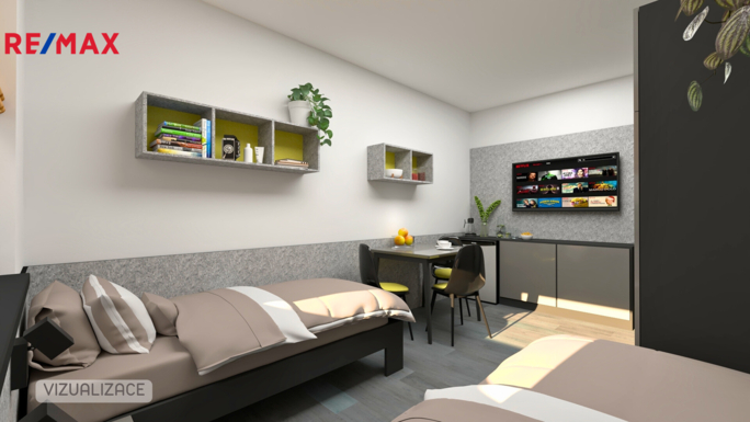 Pronájem bytu 1+kk, 34 m2, Brno - obrázek 5