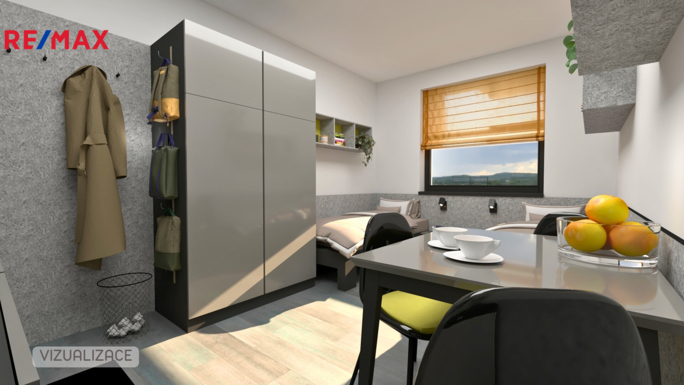 Pronájem bytu 1+kk, 34 m2, Brno - obrázek 2