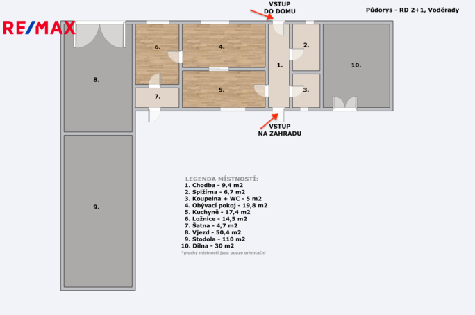 Prodej rodinného domu, 77 m2, Voděrady - obrázek 25