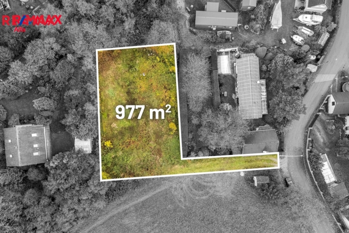 Prodej pozemku pro bydlení, 977 m2, Slapy Prodej pozemku pro bydlení, 977 m2, Slapy