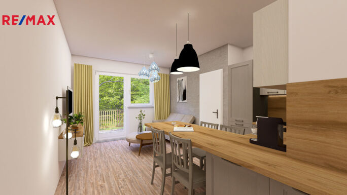 Prodej bytu 2+kk, 39 m2, Merklín - obrázek 14