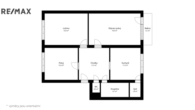Prodej bytu 3+1, 78 m2, Rapotice - obrázek 7