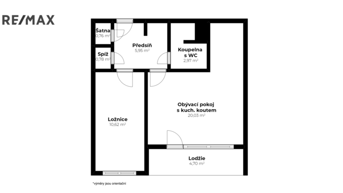 Prodej bytu 2+kk, 49 m2, Brno - obrázek 21