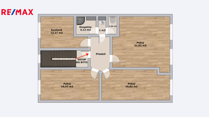 Pronájem bytu 3+1, 95 m2, Brno - obrázek 11